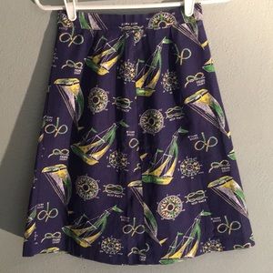 Vintage sailing skirt. Handmade Nantucket inspired